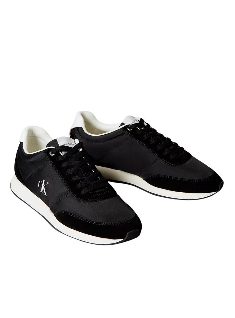 Sapatos Calvin Klein Jeans Retro Runner preto para homens