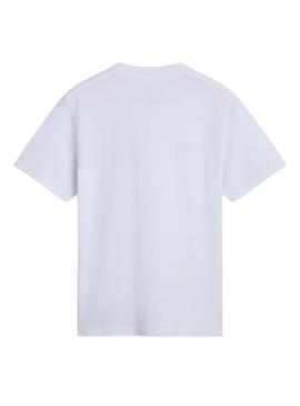 Camiseta Vans Style76 Branca para criança
