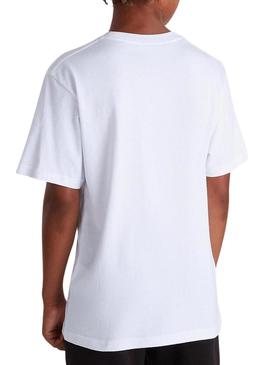 Camiseta Vans Style76 Branca para criança
