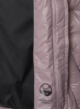 Colete Pepe Jeans acolchoado Essie rosa para menina.