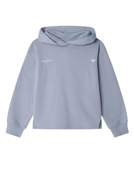 Moletom Pepe Jeans Anne azul para meninas