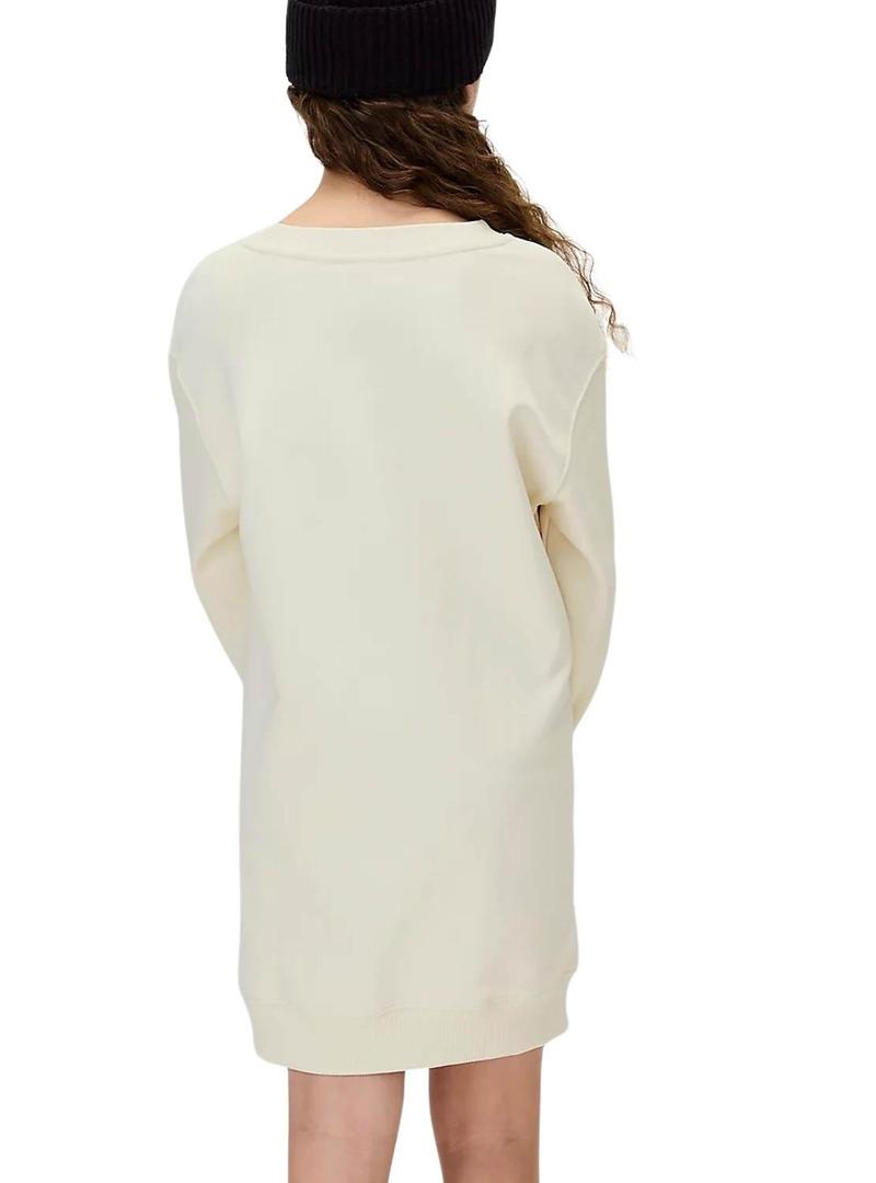 Vestido Calvin Klein Towling Monogram beige menina