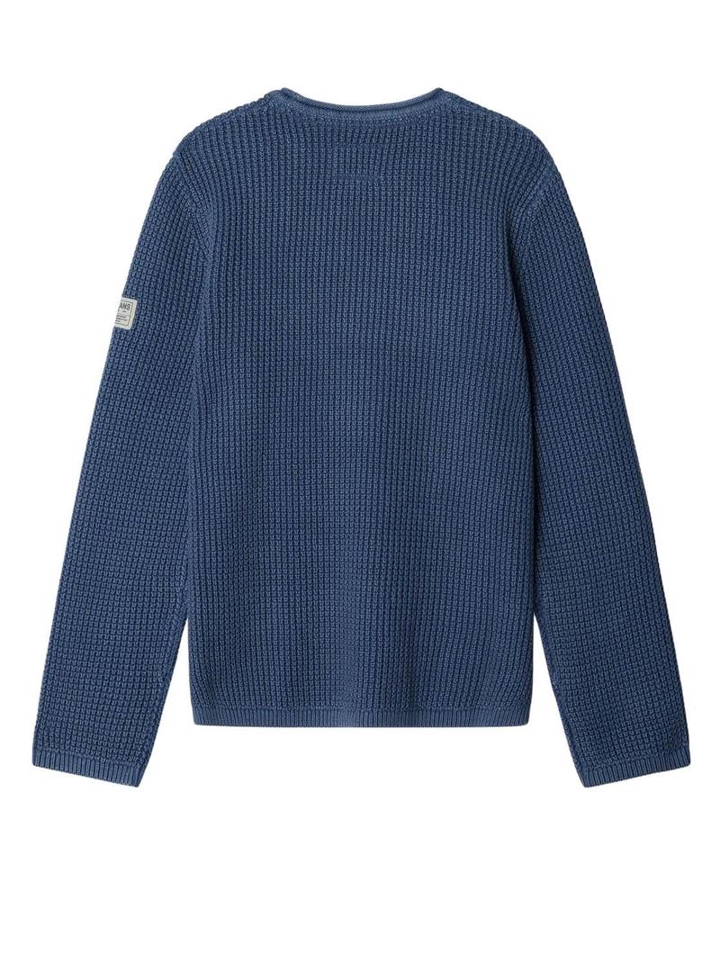 Camisola Pepe Jeans Talton azul para criança.