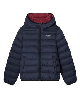 Jaqueta acolchoada Pepe Jeans Bailor azul marinho criança