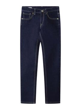 Calça jeans Pepe Jeans Cashed Slim para menino.