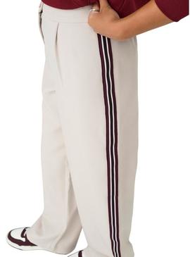 Calça Only Mellie bege para mulher