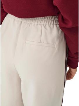 Calça Only Mellie bege para mulher