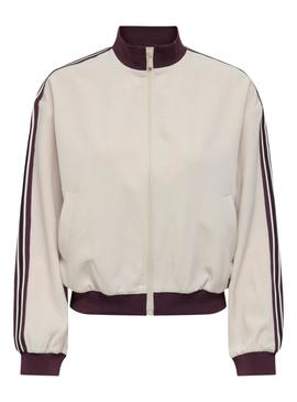 Jaqueta Only Mellie bege para mulher.