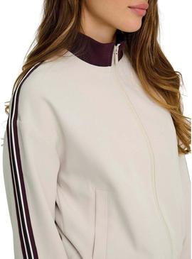 Jaqueta Only Mellie bege para mulher.