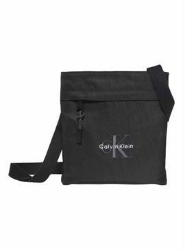 Bolsa Calvin Klein Jeans Plana preta para homem