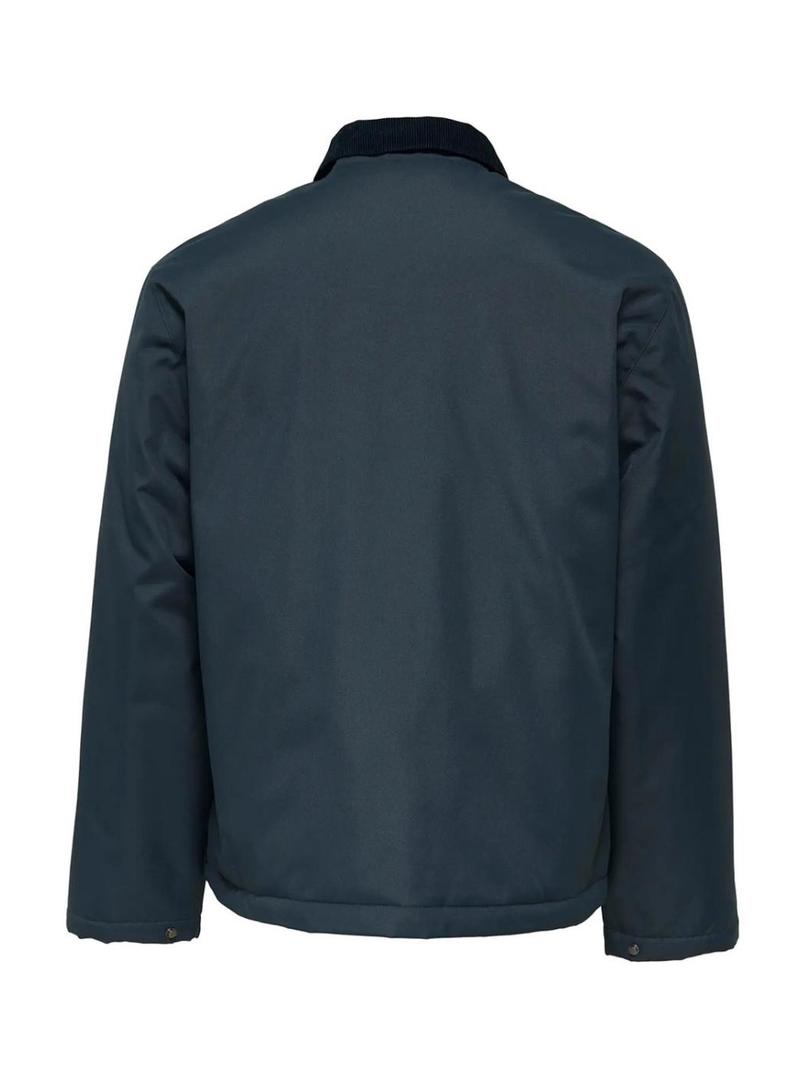 Jaqueta Only and Sons Kosmo azul para homem.