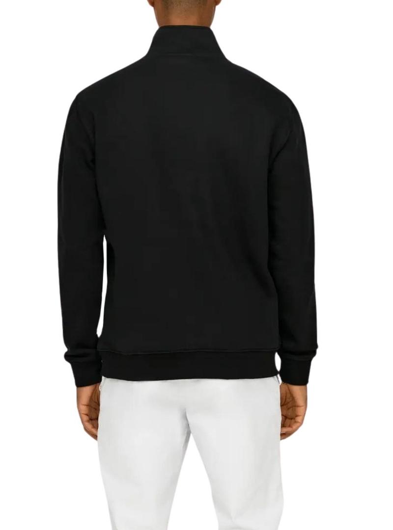 Moletom Only and Sons Curated Zip preto para homem.