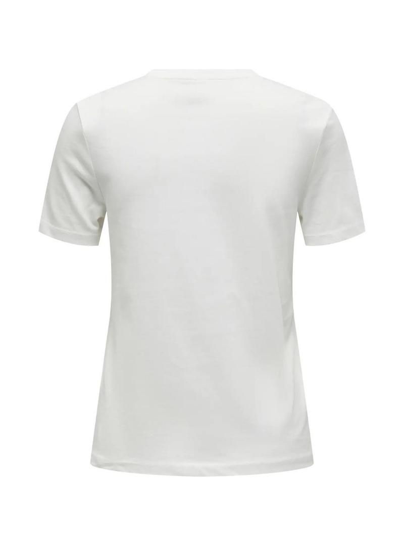 Camiseta Only Tanya branca para mulher