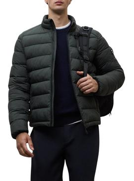 Jaqueta Ecoalf Beret verde para homem.