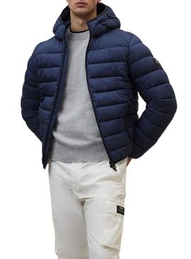 Jaqueta Ecoalf Aspen azul para homem