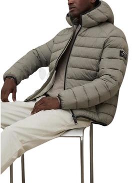 Jaqueta Ecoalf Aspen bege para homem.