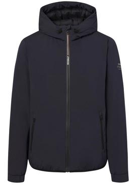 Casaco Ecoalf Cartes azul-marinho para homens.