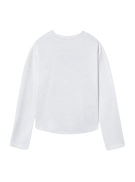 Moletom Mayoral Brave branco para menina