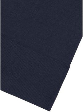 Saia Mayoral midi tricot marinho para menina.