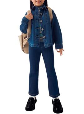 Leggings Mayoral flare escuro para menina.