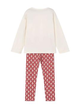 Conjunto Maio leggings estampados e camiseta para menina.