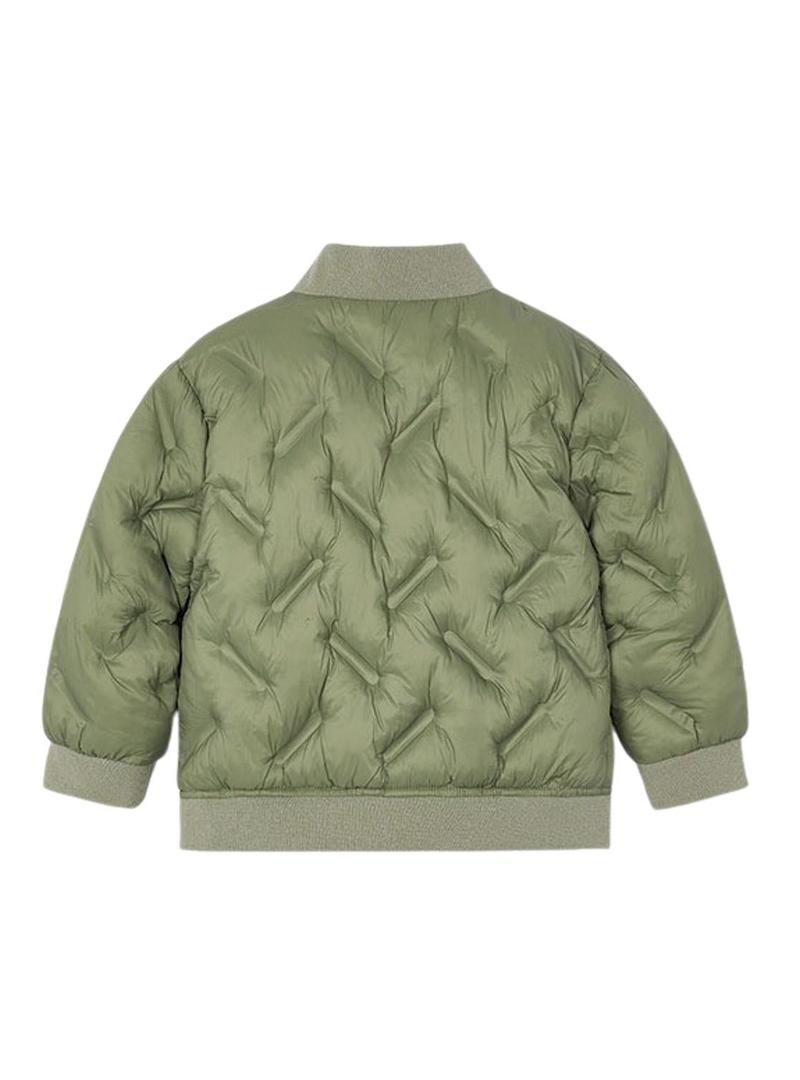 Casaco acolchoado verde unissexo Bomber Mayoral.