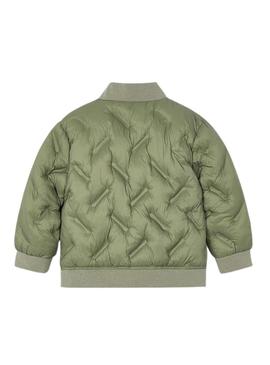 Casaco acolchoado verde unissexo Bomber Mayoral.