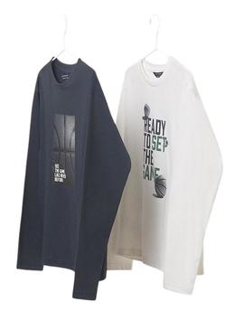 Conjunto de 2 camisetas de basquete para criança da Mayoral.