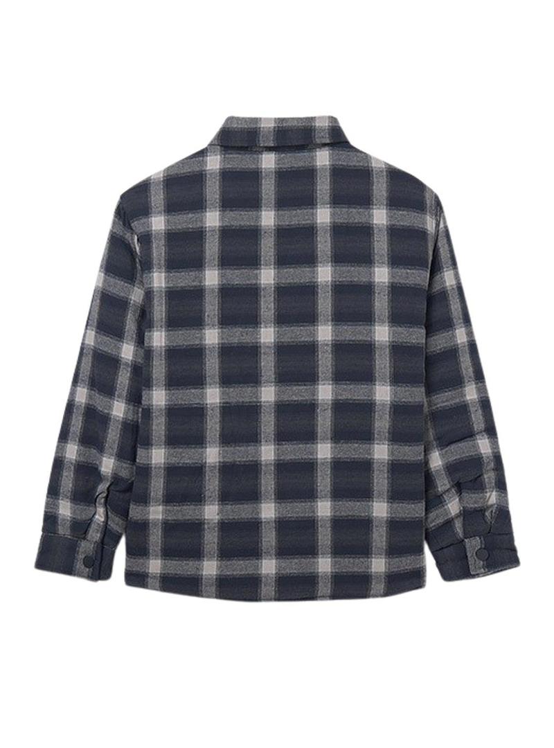 Camisa de manga larga reversível Mayoral marinho para menino