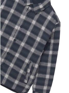 Camisa de manga larga reversível Mayoral marinho para menino