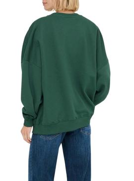 Moletom Only Bila Bear verde para mulher.