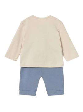 Conjunto de 4 peças Mayoral com animais para bebê.