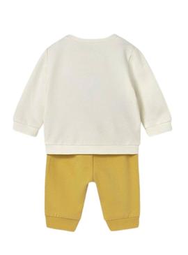 Conjunto 4 peças Mayoral dinossauro para bebê.