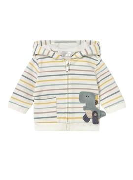 Conjunto de três peças de dinossauros Mayoral para bebês.