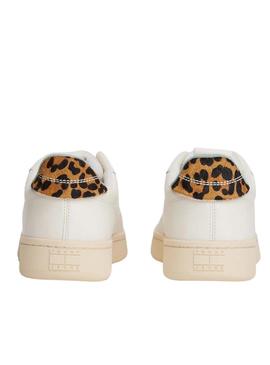Sapatilhas Tommy Jeans Archive 98 Leopard branco para mulher