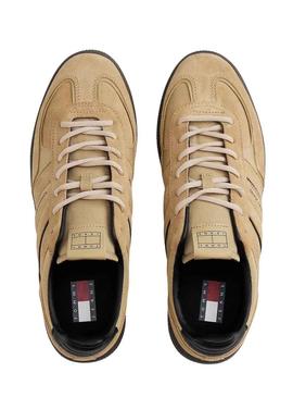 Sapatilhas Tommy Jeans The Greenwich bege para homem.