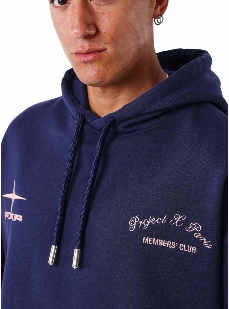 Moletom Project x Paris Member's Club violeta para homem.