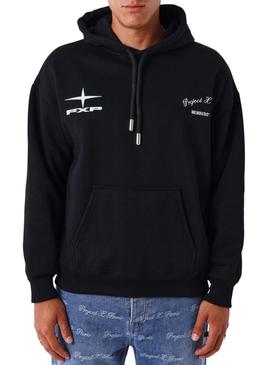 Moletom Project x Paris Member's Club preto para homem.