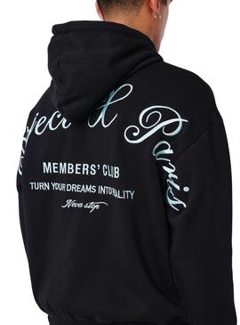 Moletom Project x Paris Member's Club preto para homem.