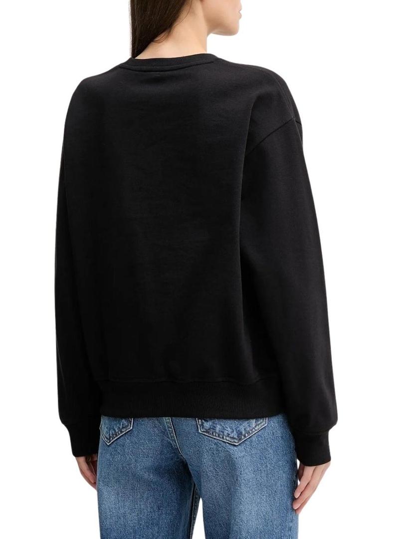 Moletom Calvin Klein Jeans Archive Logo preto para mulher