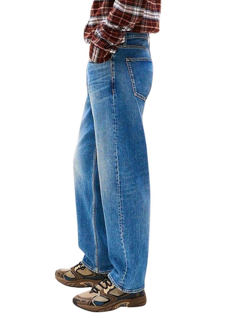 Calça jeans Tommy Jeans Sonny regular BI0134 preta para homem.