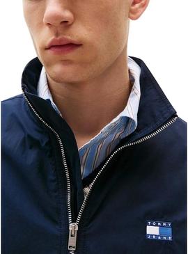 Jaqueta Tommy Jeans Essential marinha regular para Homem
