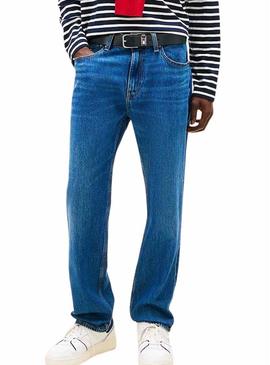 Calça jeans Tommy Jeans Ryan BI0152 azul para homem