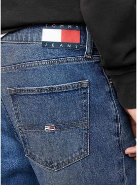 Calça jeans Tommy Jeans Ryan BI0152 azul para homem