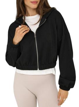 Moletom Only Scarlett preto para mulher.