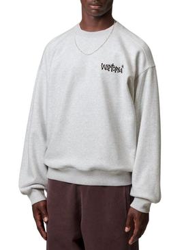 Moletom Carhartt Wiptopia cinza para homem.