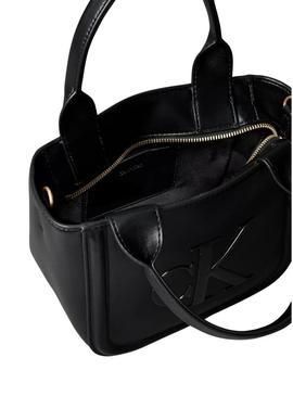 Bolsa Calvin Klein Jeans Bold pequena preta para mulher