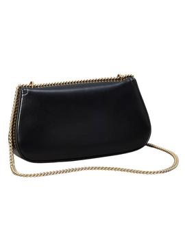 Bolsa Calvin Klein Jeans corrente Ck Convertible preta para mulher.