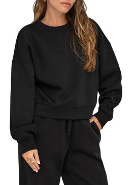 Moletom Only Best preto para mulher.