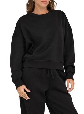 Moletom Only Best preto para mulher.